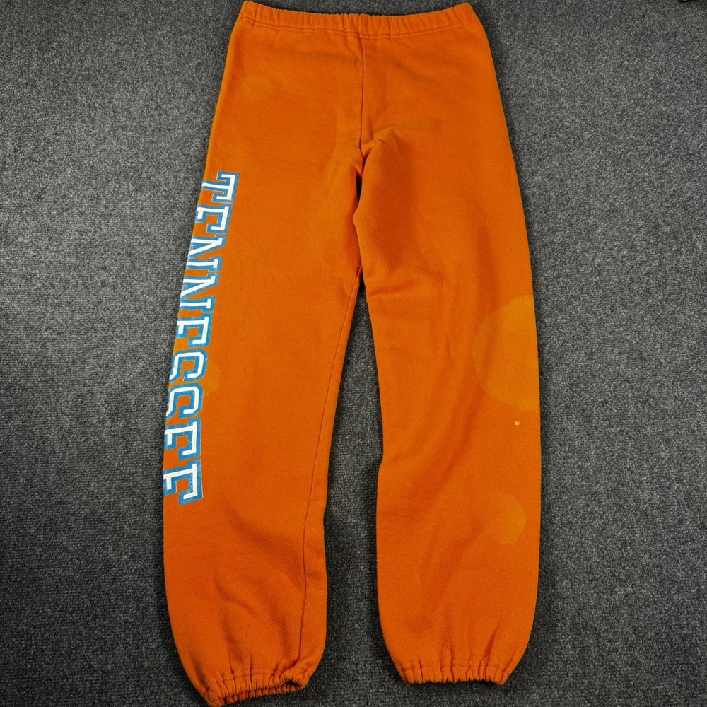 Vtg 80s Russell Athletic Tennessee Volunteers Sweatpants Orange Spellout USA M